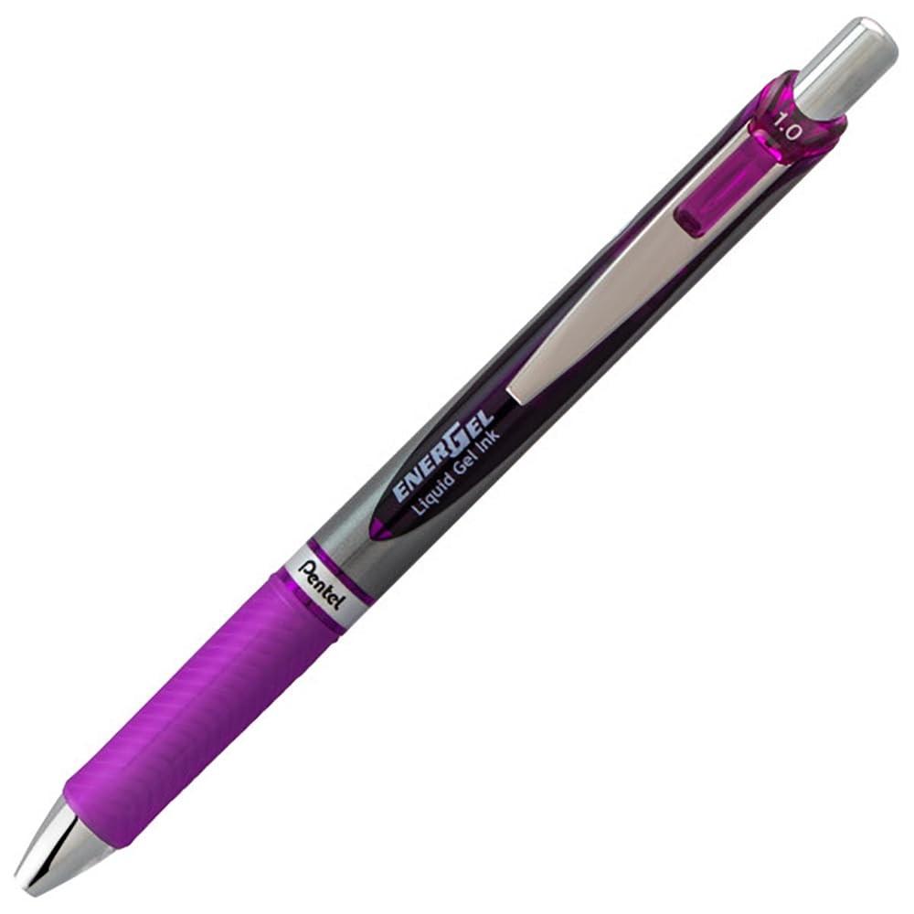 Pentel EnerGel RTX Retractable Liquid Gel Pens Assorted Colors Pack of 4