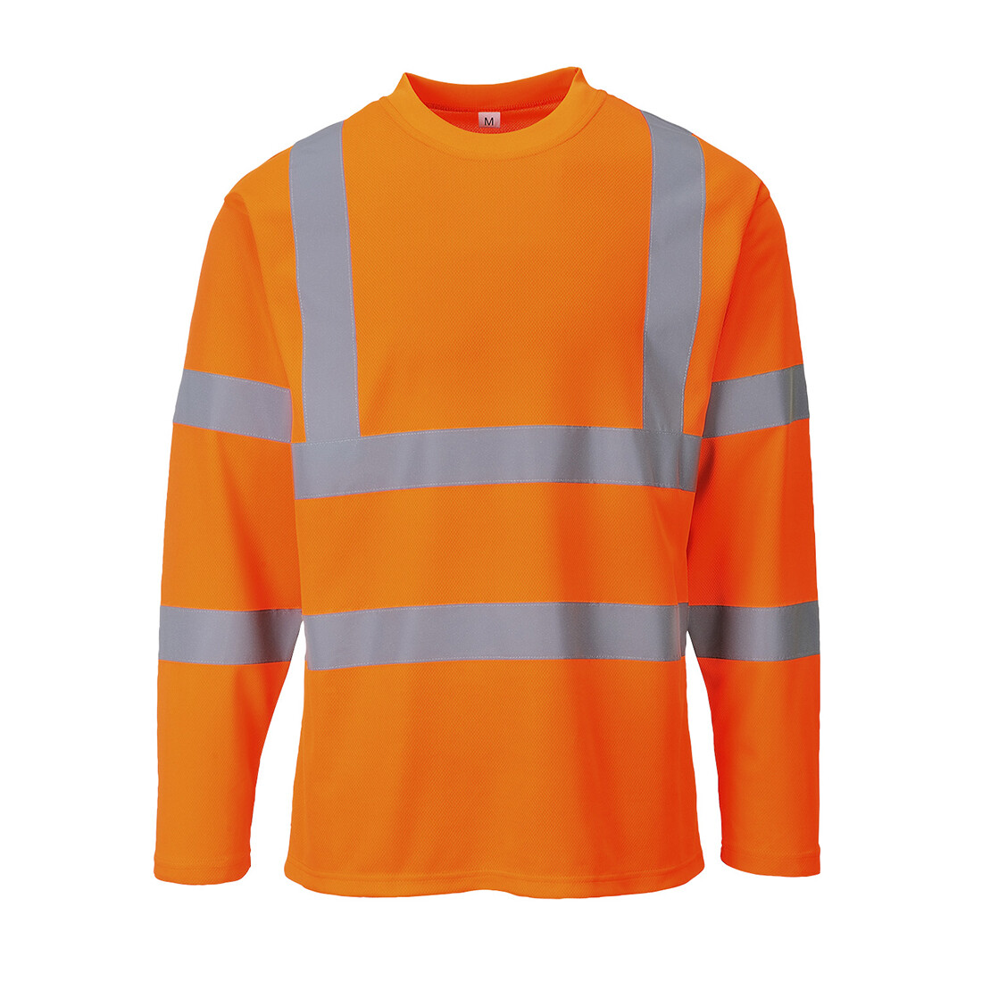 Portwest S278 Reflective Hi-Vis Cotton Comfort Long Sleeved Safety T-Shirt ANSI
