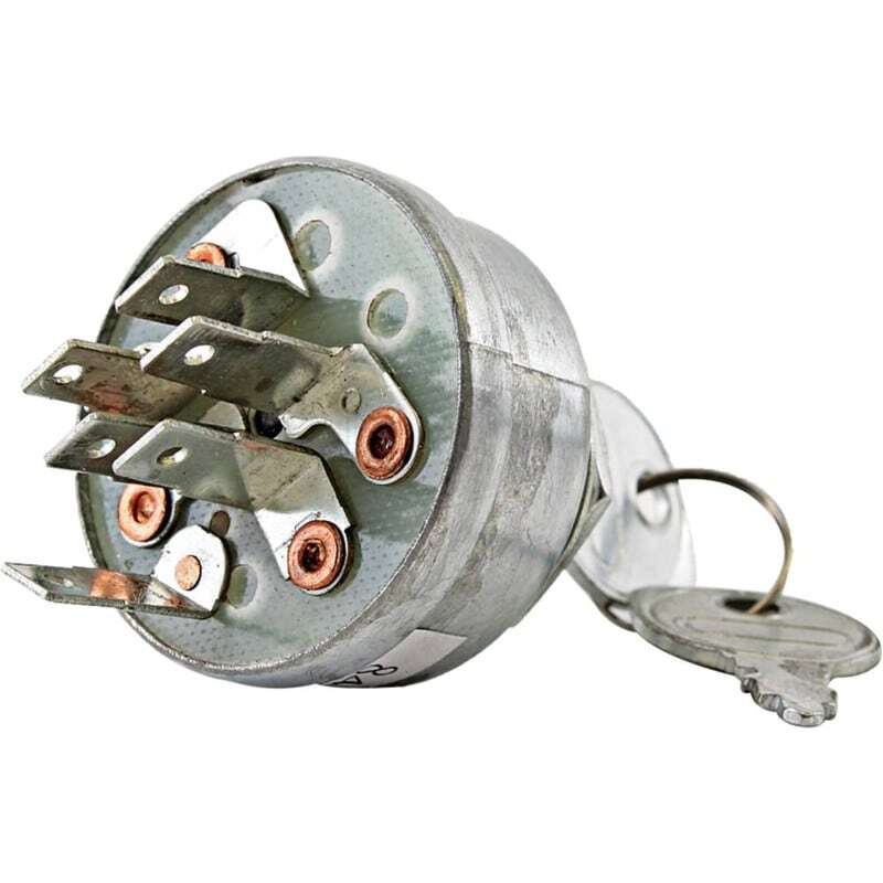 Ignition Switch for Toro & Exmark – 3 Positions, 6 Terminals, Momentary