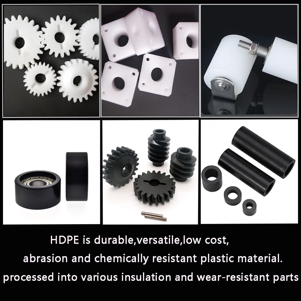 High-Density Polyethylene (HDPE) Plastic Block 2″ Thick – 3″ x 6″ HDPE Plasti…