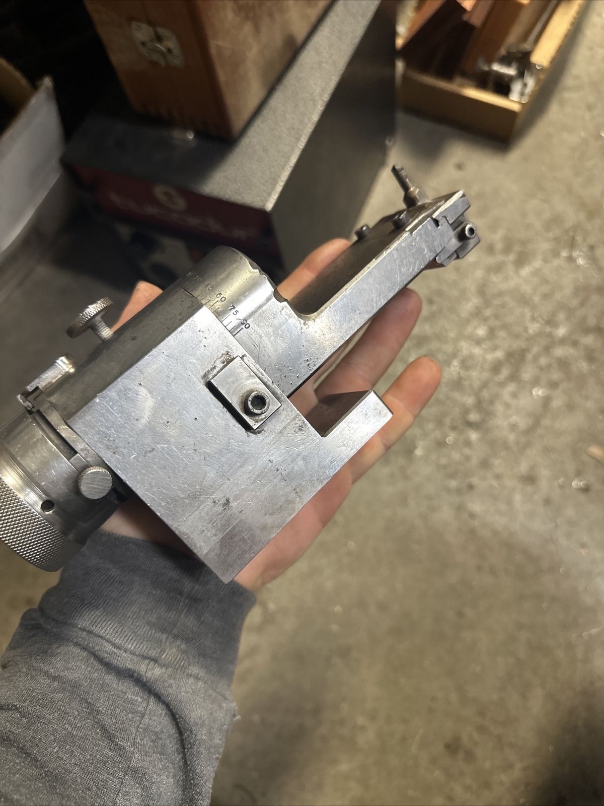 HERMANN SCHMIDT KUHN CLEARVIEW RADIUS ANGLE SURFACE GRINDING WHEEL DRESSER