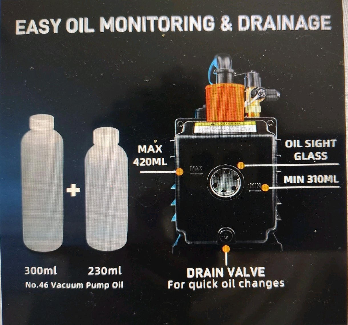 Seicetec Vp245 2 Stage HVAC Vacuum Pump