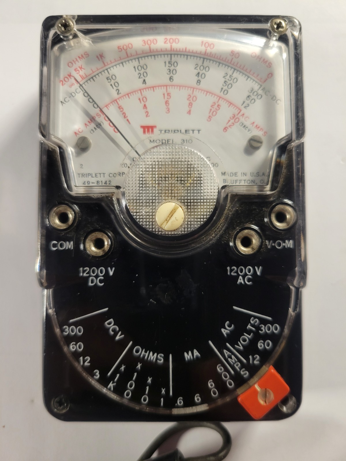 Triplett Model 310 Type 1 VOM USA With Case