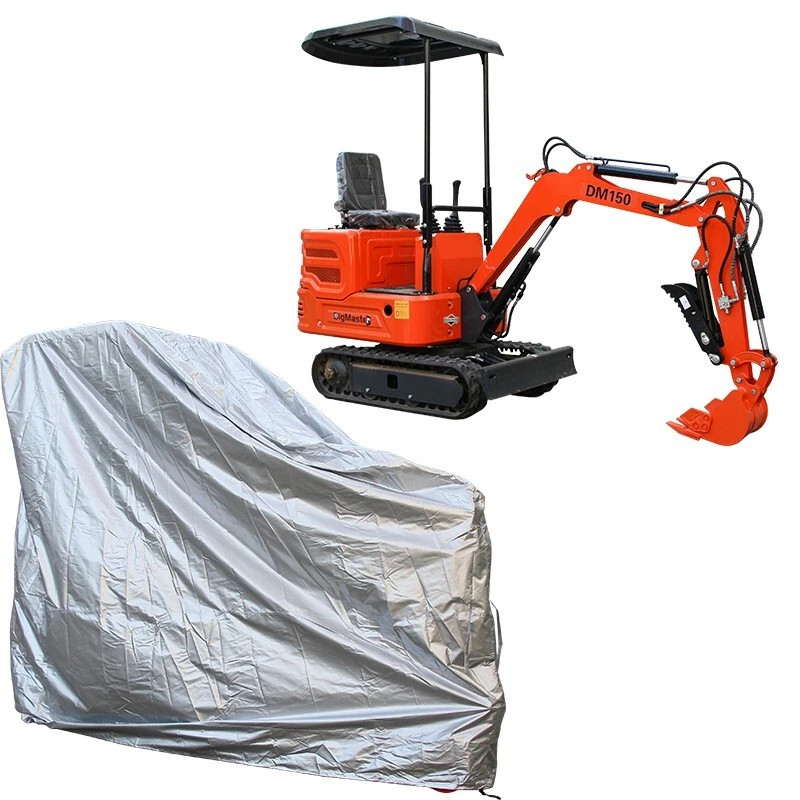 Full Cover For Mini Excavators Outdoor Waterproof UV Snow Dust Rain Resistant