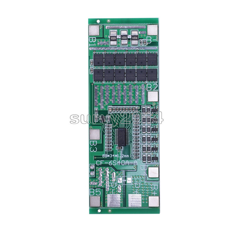 24V 6S 40A 18650 Li-Ion Lithium Battery Poretect Board Solar Light Bms Pcb