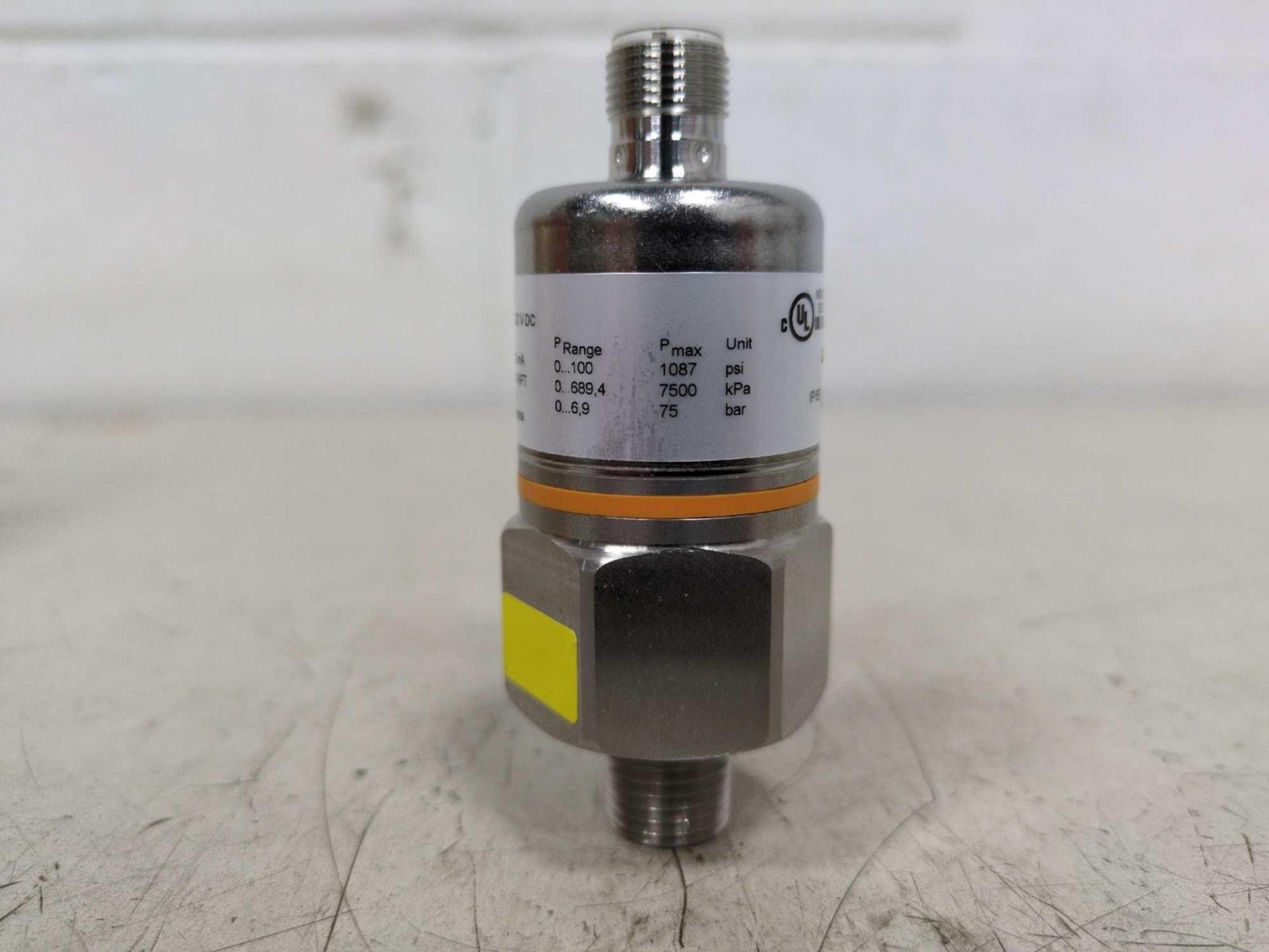 New in Box IFM PX3224 Electronic Pressure Sensor 0…100 PSI, 1/4 NPT