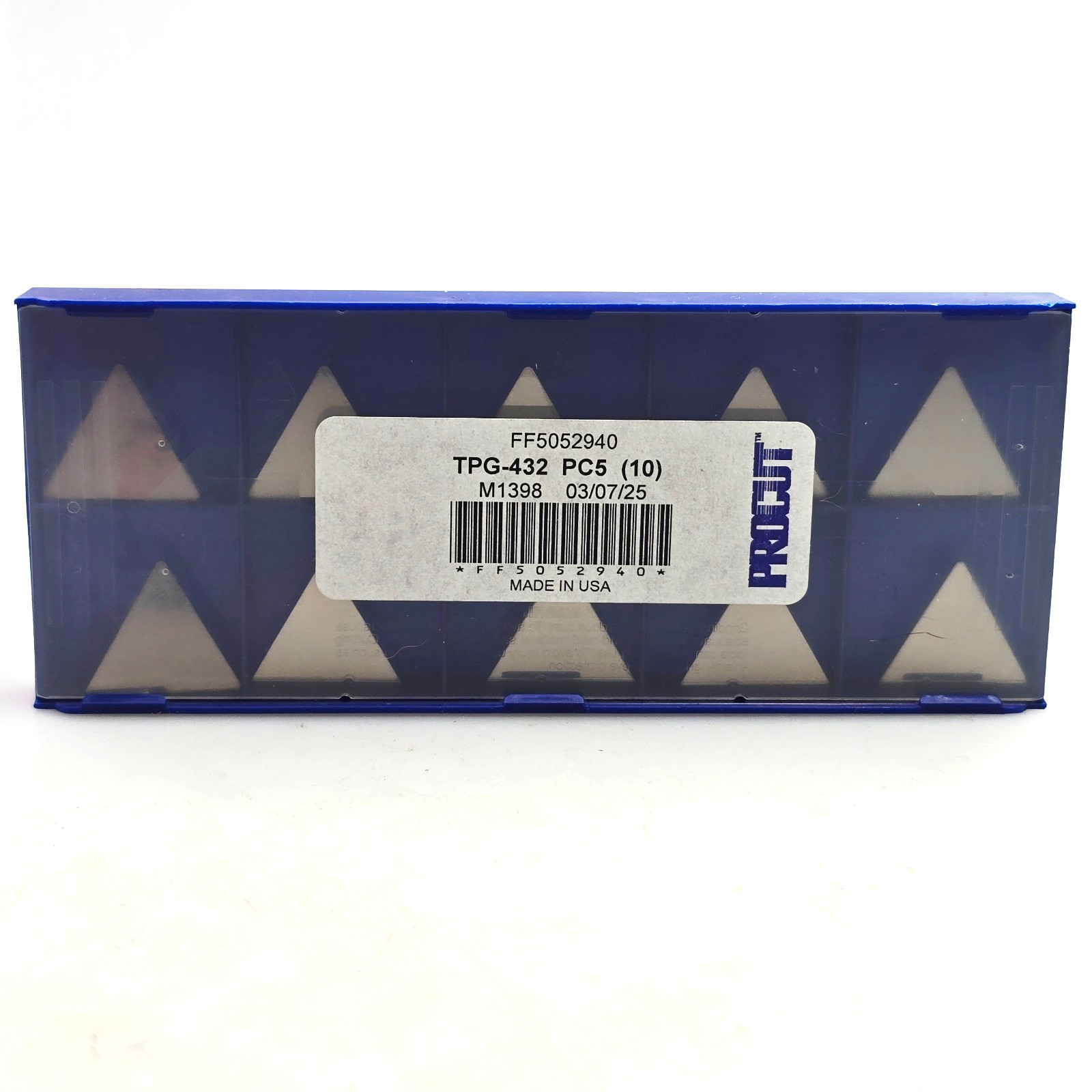 ProCut TPG 432 PC5 (TPGN 220408) Carbide Inserts (Box of 10)
