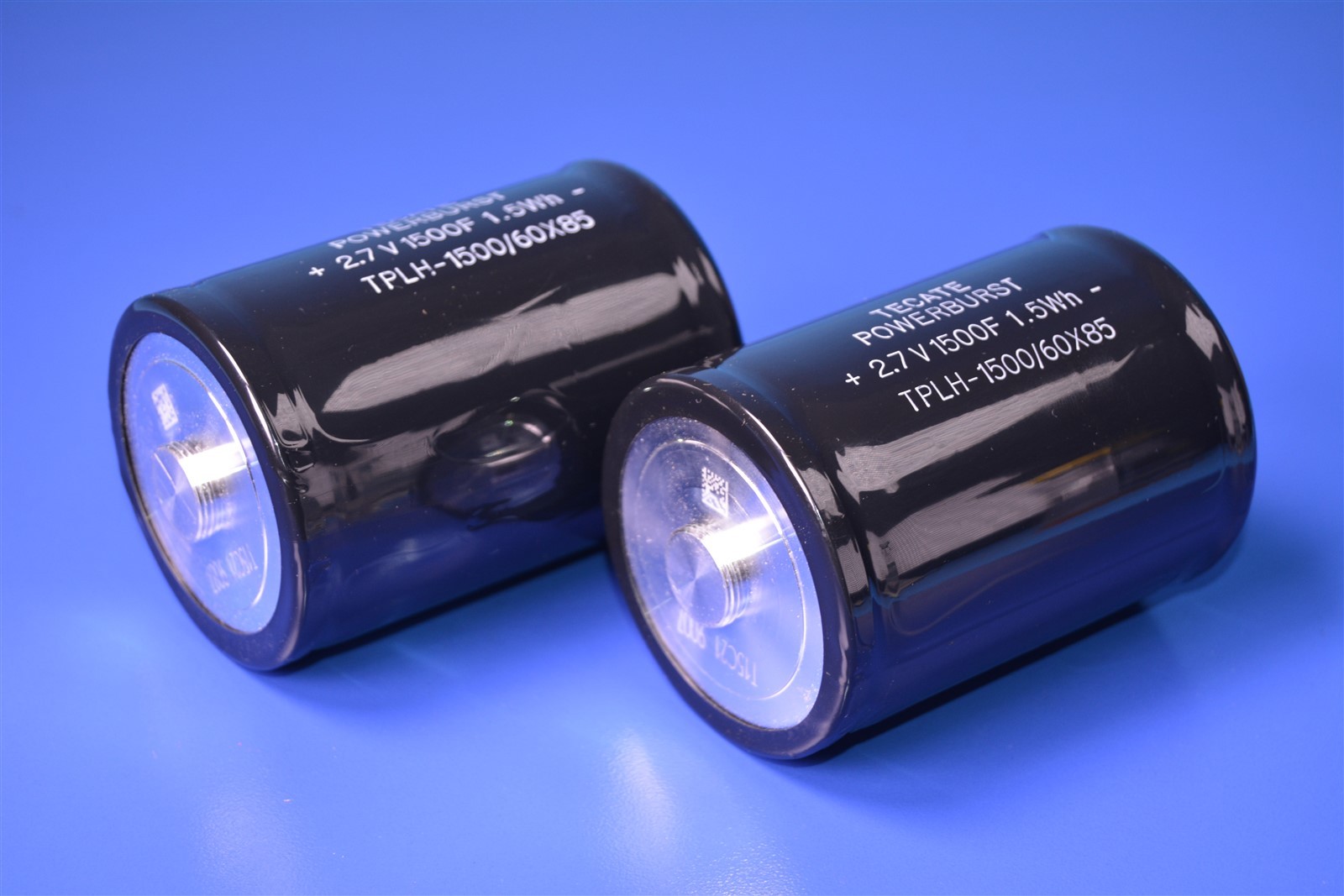 2 (Two) Tecate 1500F Powerburst Supercapacitors 100 Amps Supr low ESR=0.47 Ohms