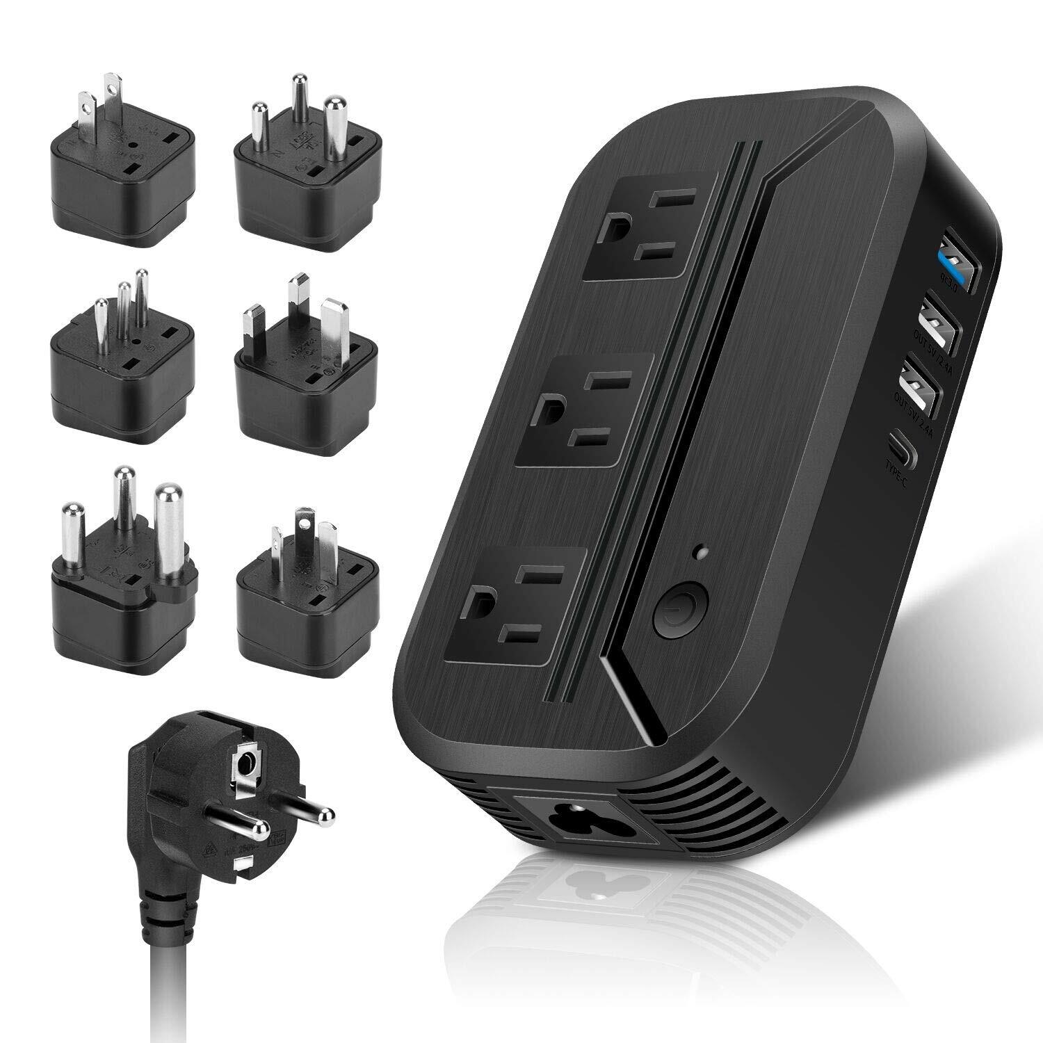 Voltage Converter 2300W Power Step Down 220V to 110V Universal Travel Adapte…