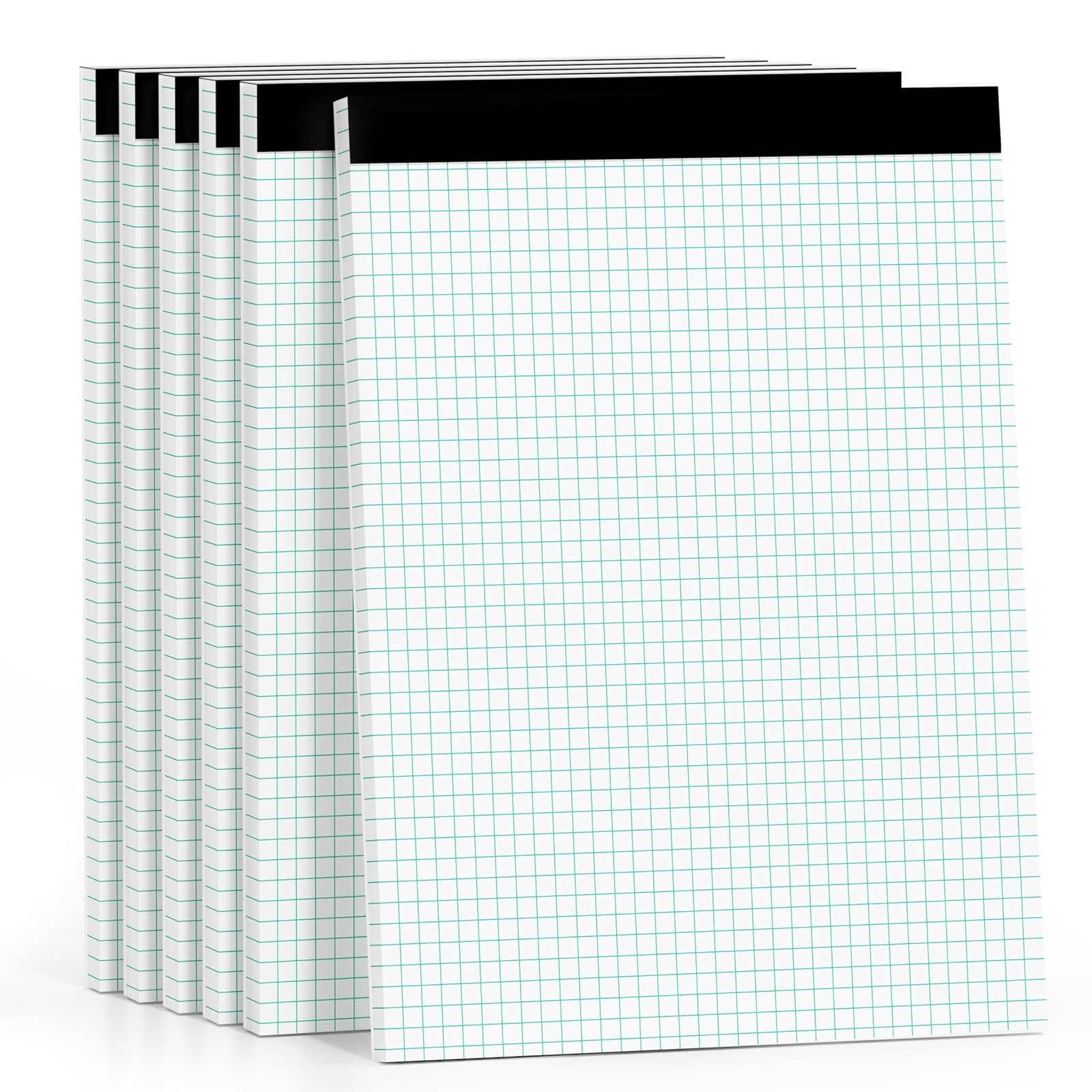 Graph Paper Pads 8.5×11 6 Pack 4×4 Grid