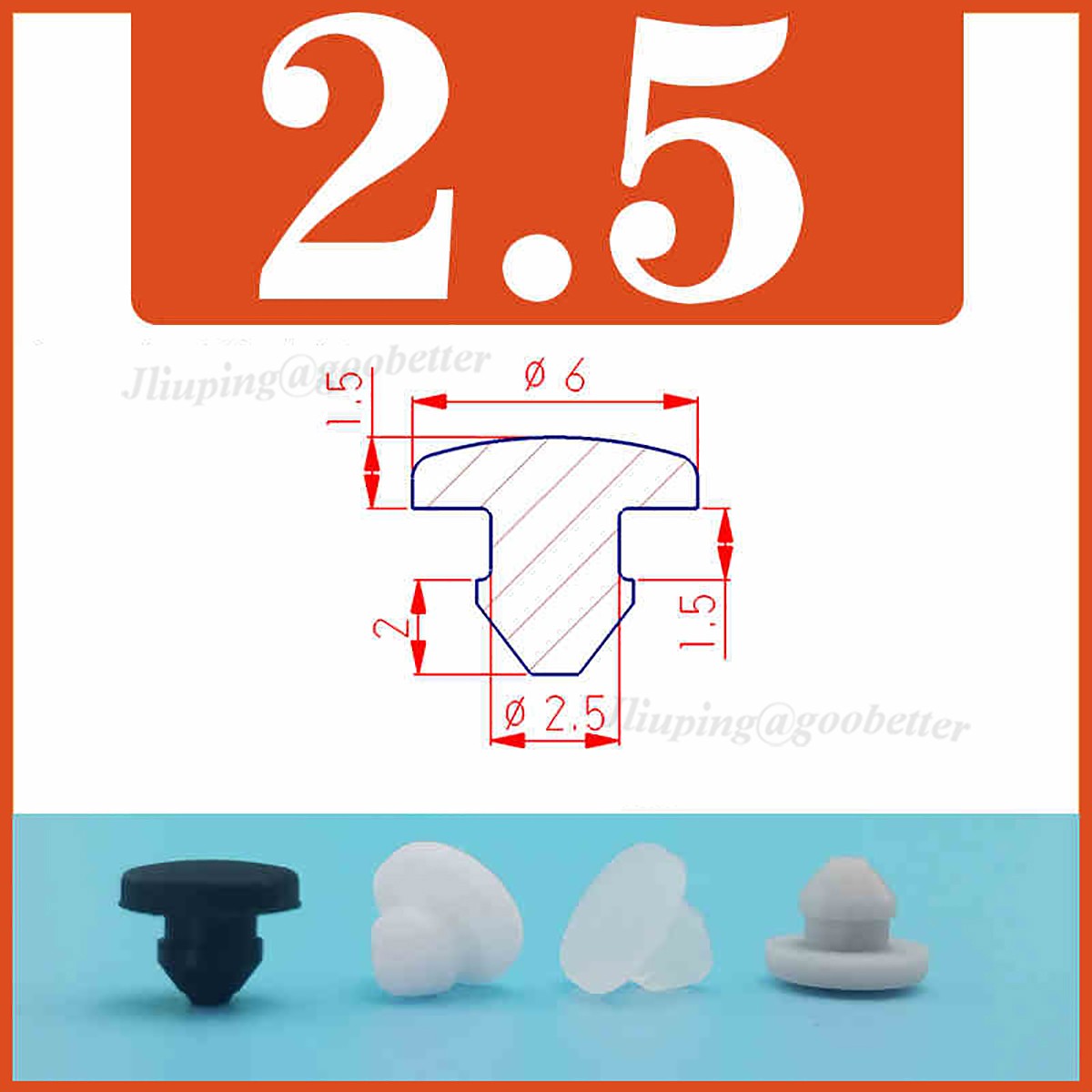 Snap-On Hole Plugs Silicone Rubber Blanking Seal Bungs Pipe Tube 2.5mm-60.6mm
