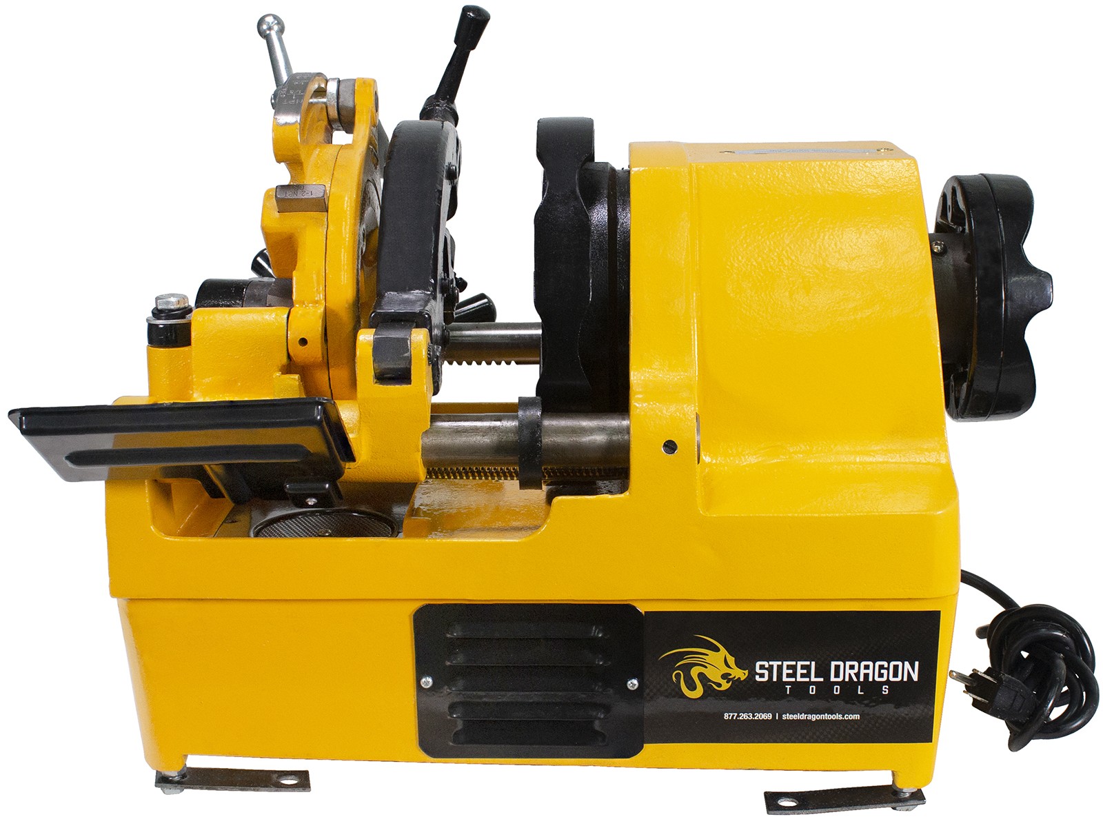 Steel Dragon Tools® 1215 Pipe Threader Threading Machine fits RIDGID® 811A Dies