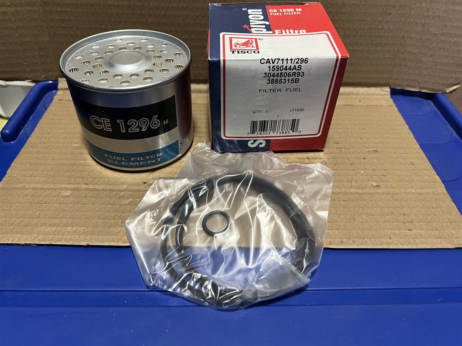 Tisco New Old Stock Part # CAV7111/296 FUEL FILTER
