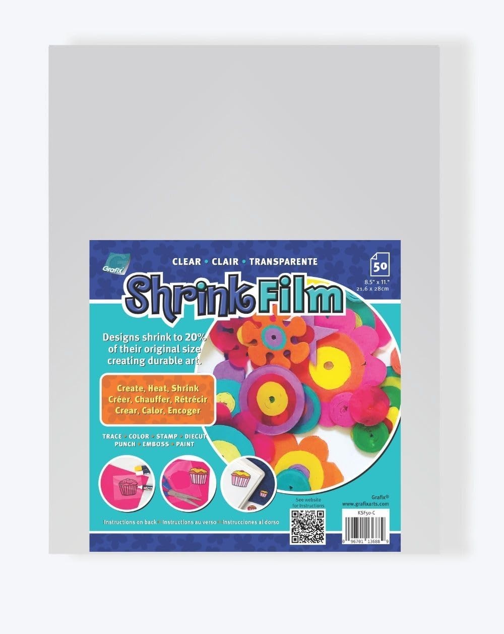 Shrink Film – Clear Transparent 8.5″x11″ Sheets, Design Your Art and Shrink I…
