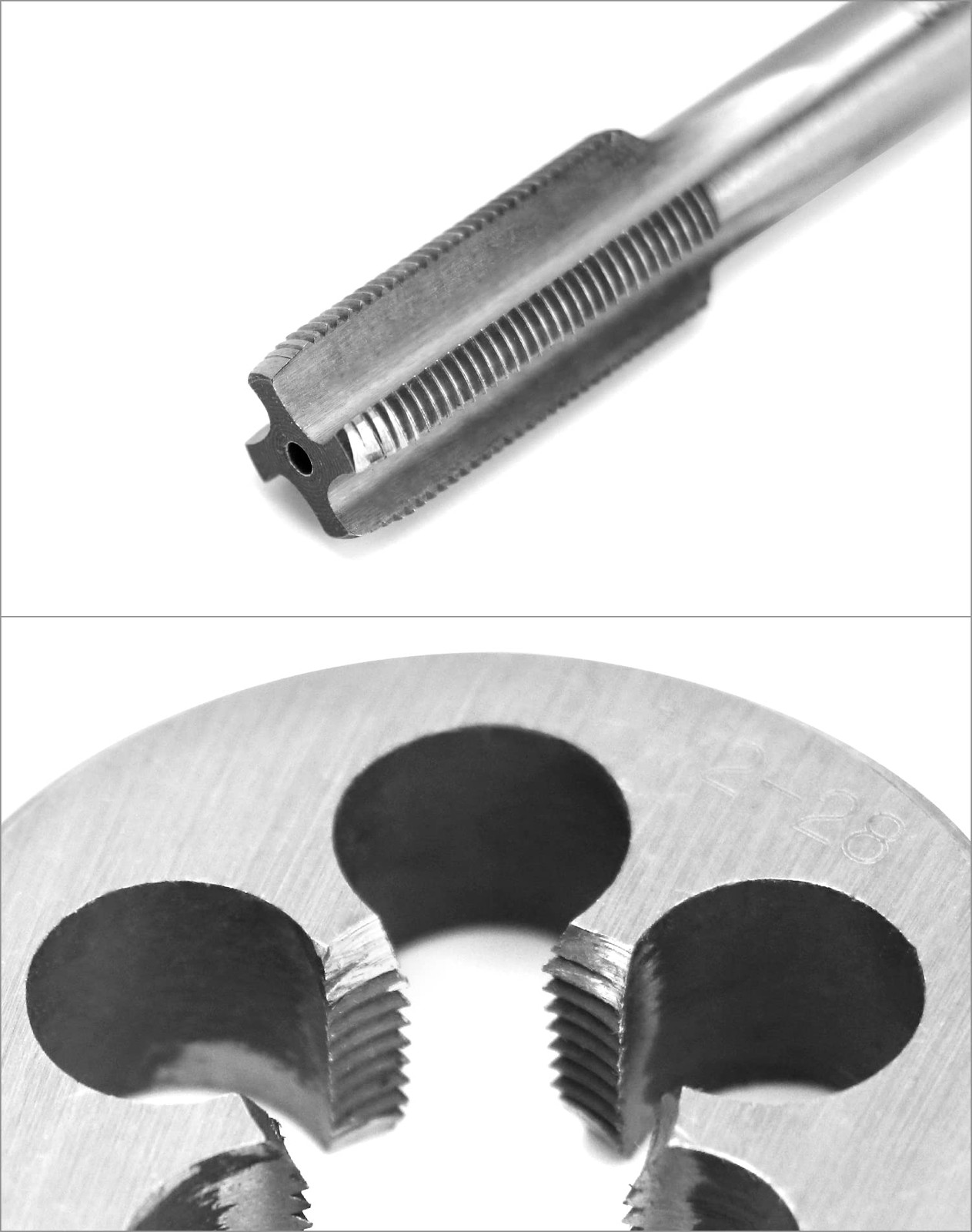 1/2″-28 Tap and Die Set Gunsmithing UNF HSS 1/2″ x 28 22LR 223 5.56 9mm