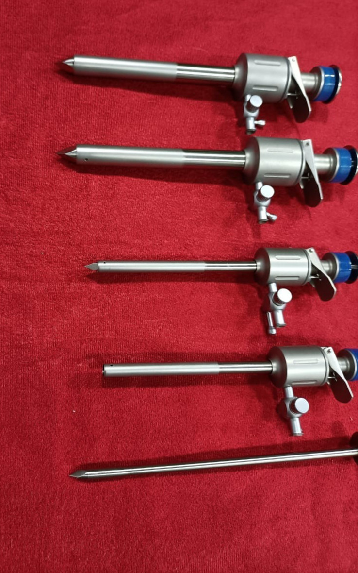 Laparoscopic Trocar Cannula 5mm/10mm SS Reusable Instruments – 4 nos.