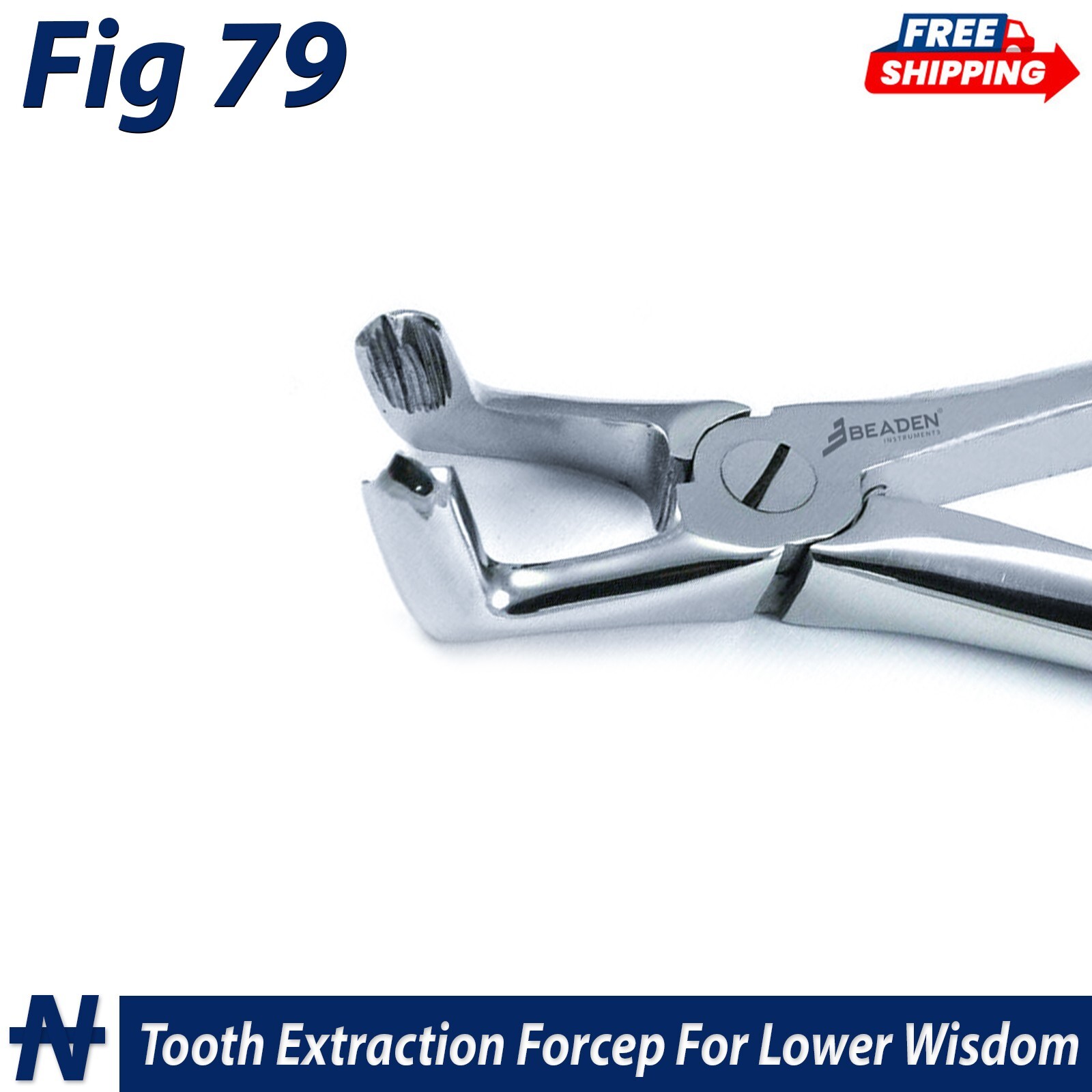 Dental Tooth Extracting Forceps Fig 79 Lower Molar Wisdom Extraction Instruments