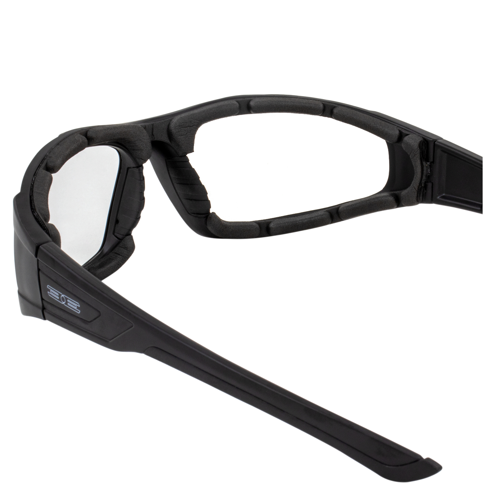 Epoch Eyewear Foam 2 Padded Glasses Black w/ Photochromic Clear to Smoke Lens
