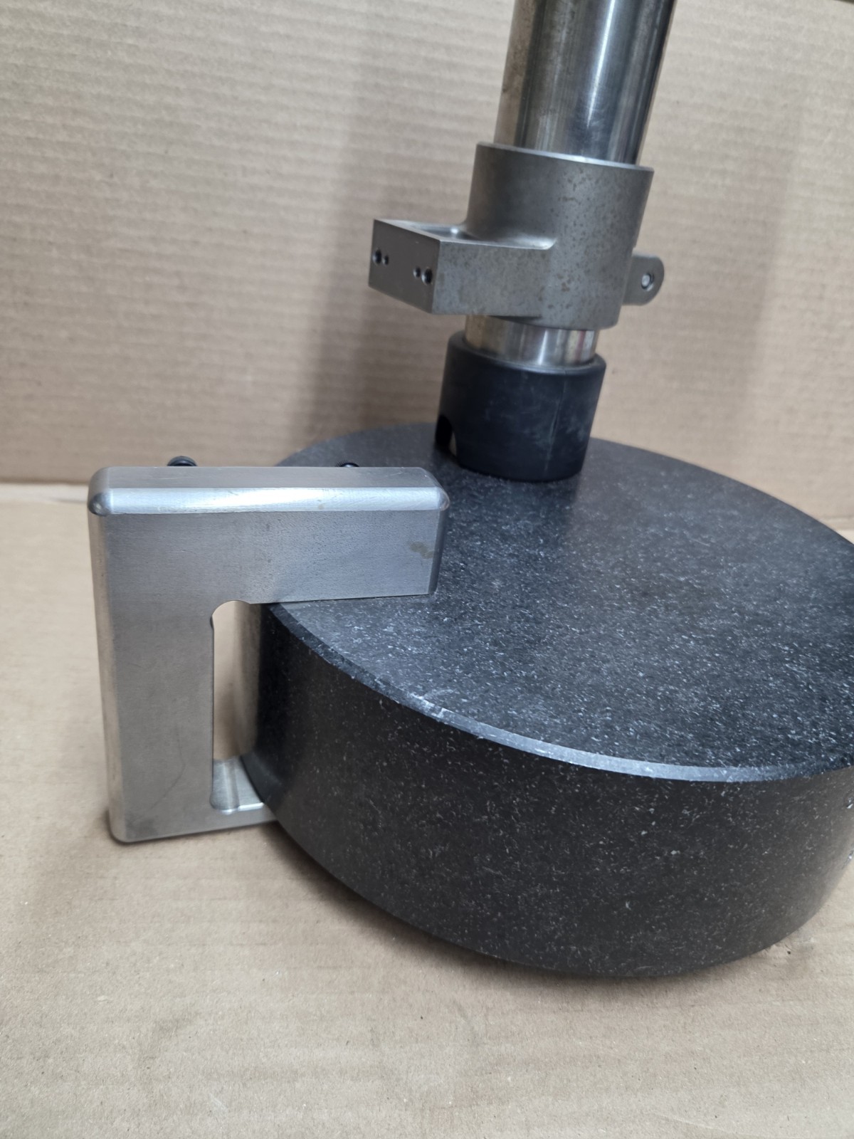 Heidenhain 244 154-01 MS 200 Gauge Stand, ø10in Base, ø3in x 10in Column