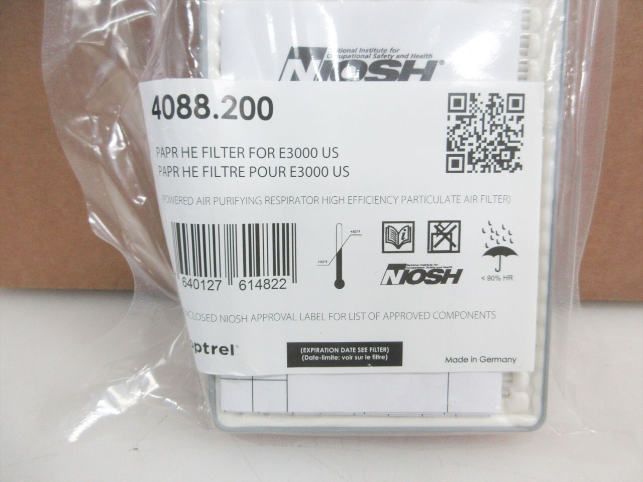 25 NEW OPTREL E3000 E3000X PARTICLE FILTER 4088.200 PAPR HEPA TH3 REPLACEMENT 🔥