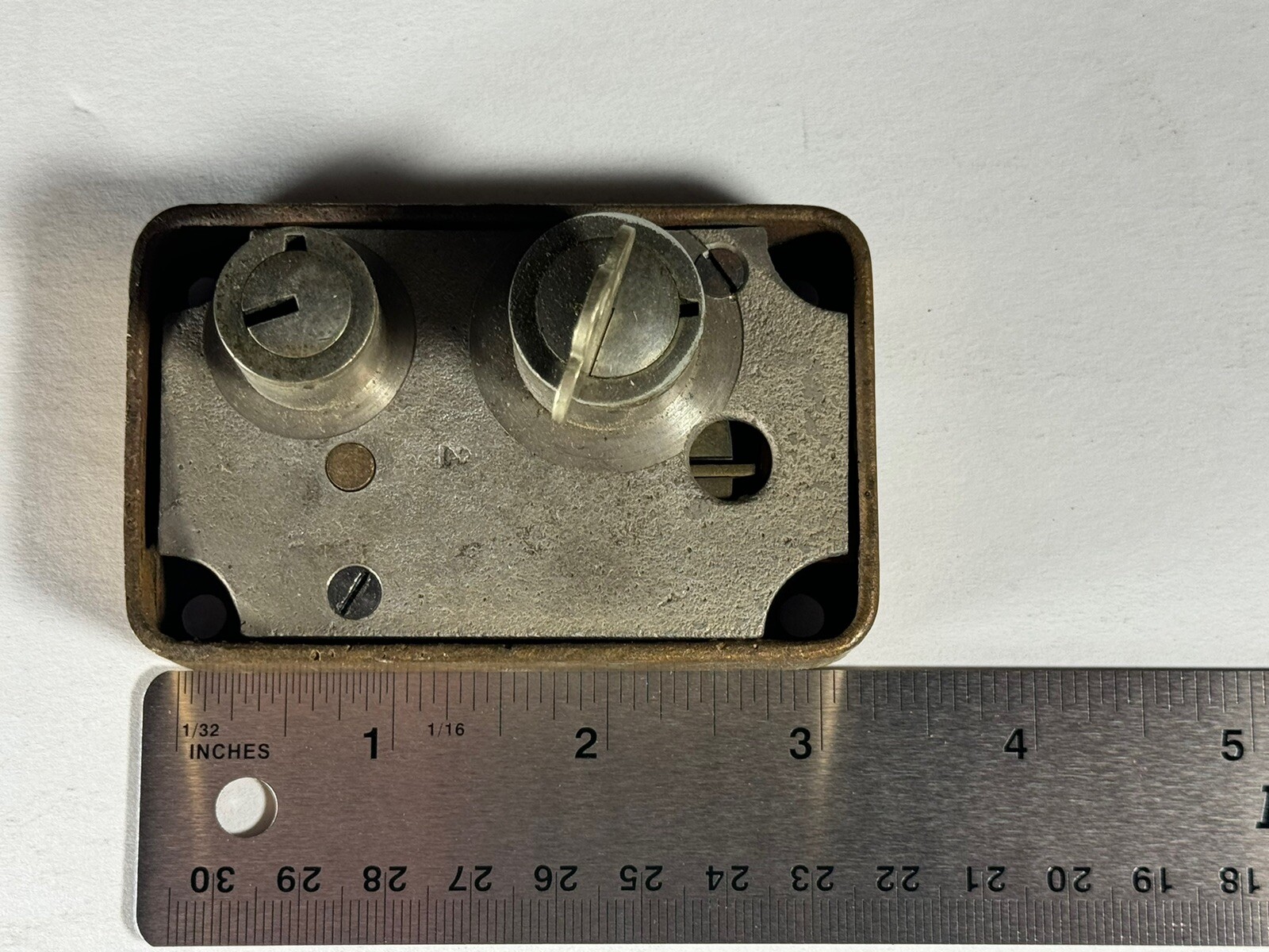 1x Vintage/Antique Safe Deposit Box Lock – See Details