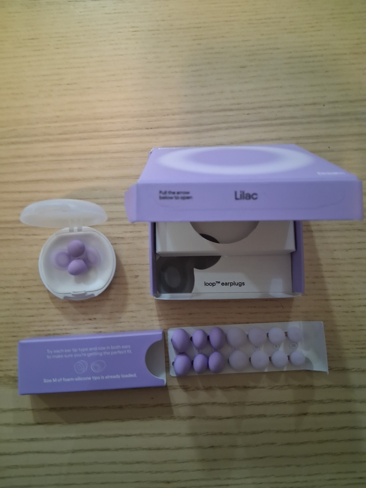 Loop Dream Earplugs Lilac – Silicone/Foam Earplugs for Peaceful Sleep
