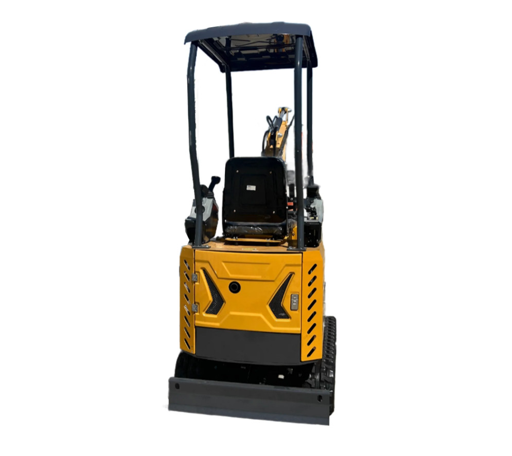 Agrotk Mini Excavator 1 Ton Digger 13.5HP Gas Rubber Tracked Crawler B&S Engine