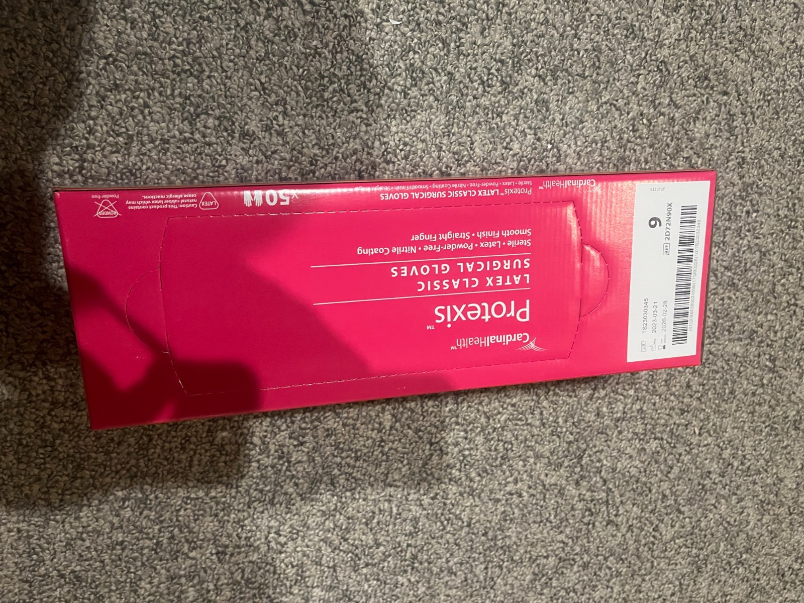Cardinal Health Protexis Latex Surgical Gloves Size 9 50CT RECENTLY OR SOON EXP