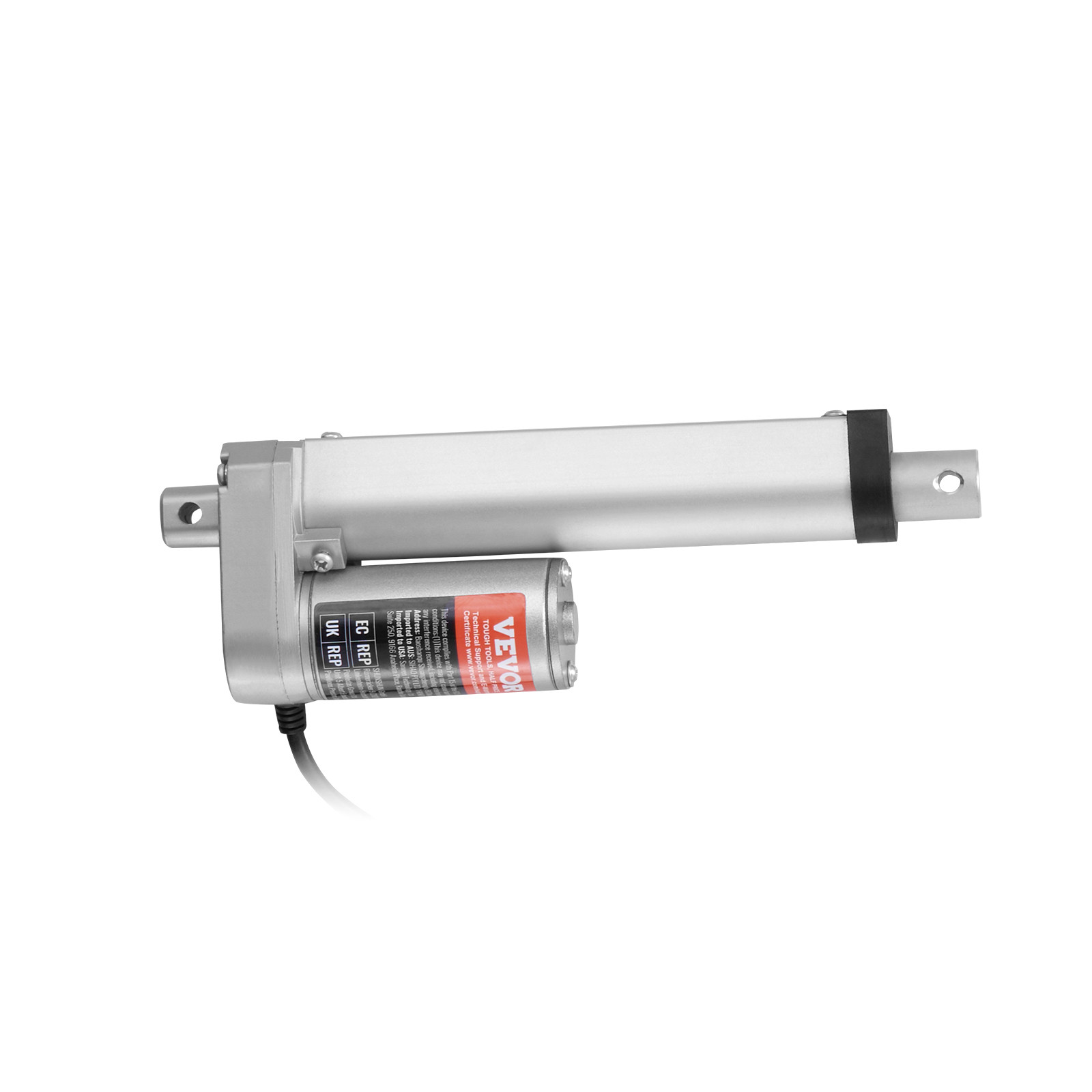 VEVOR Linear Actuator 12V 4 Inch High Load 330lbs/1500N 0.19″/s IP54 Protection