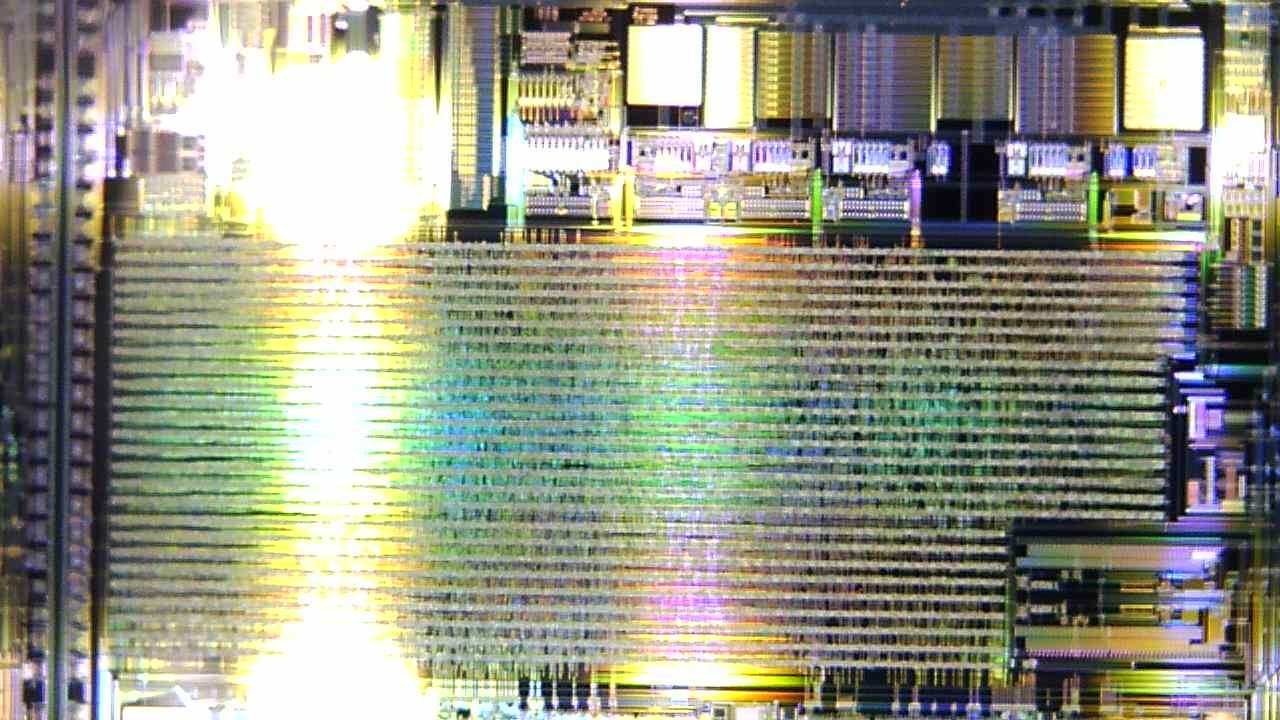 Cool Computer CPU Silicon 4.5″ Wafer / Wafers IC RAM Chip Lithography 77358 WX