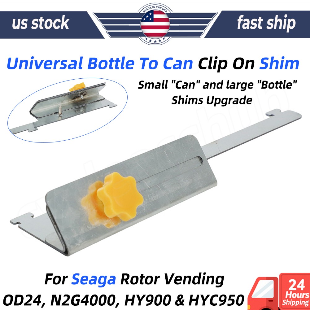 For Seaga HY900 Combo Machine Universal Clip On Shim W/ Adjustment Bottle To Can