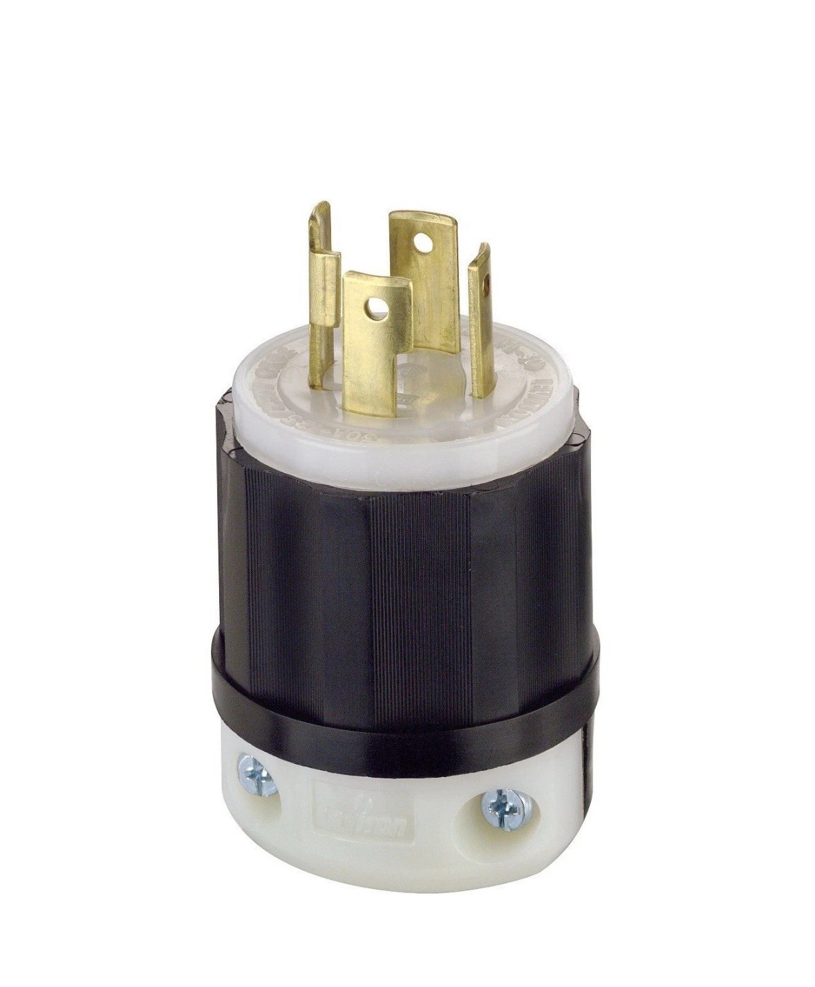 Leviton 30 Amp 125/250 Volt Nema L14-30P 3P, 4W Locking Plug