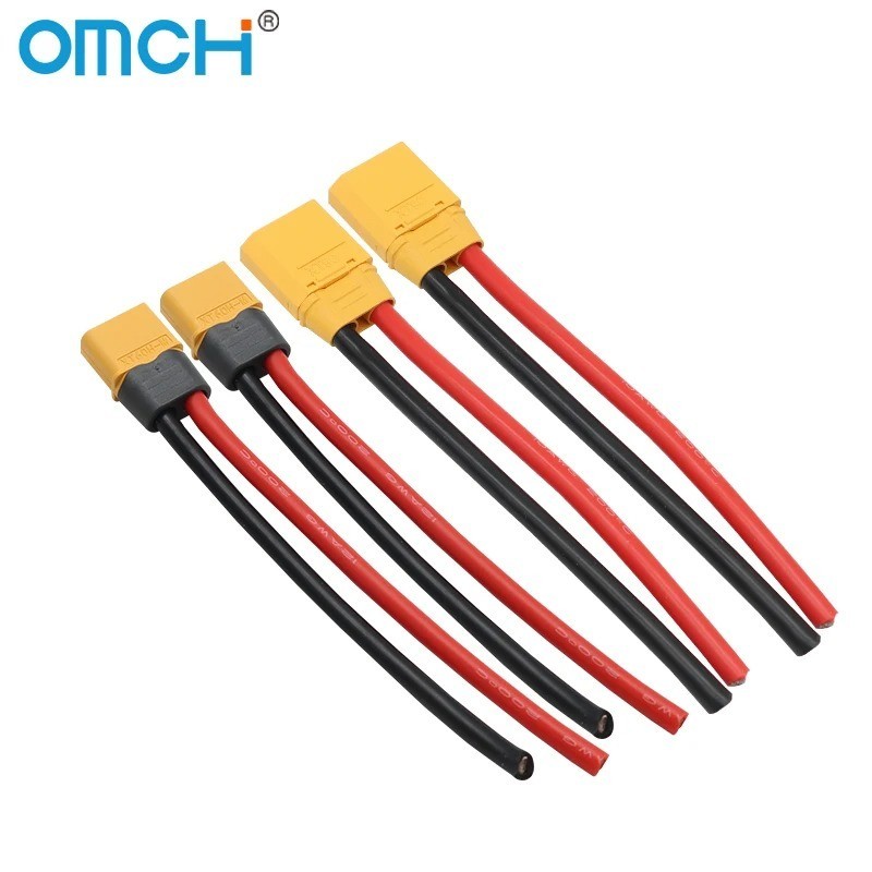 1 Pair Of XT60 Battery Male Female Connector Plug With Silicon 12 AWG Wire Cable