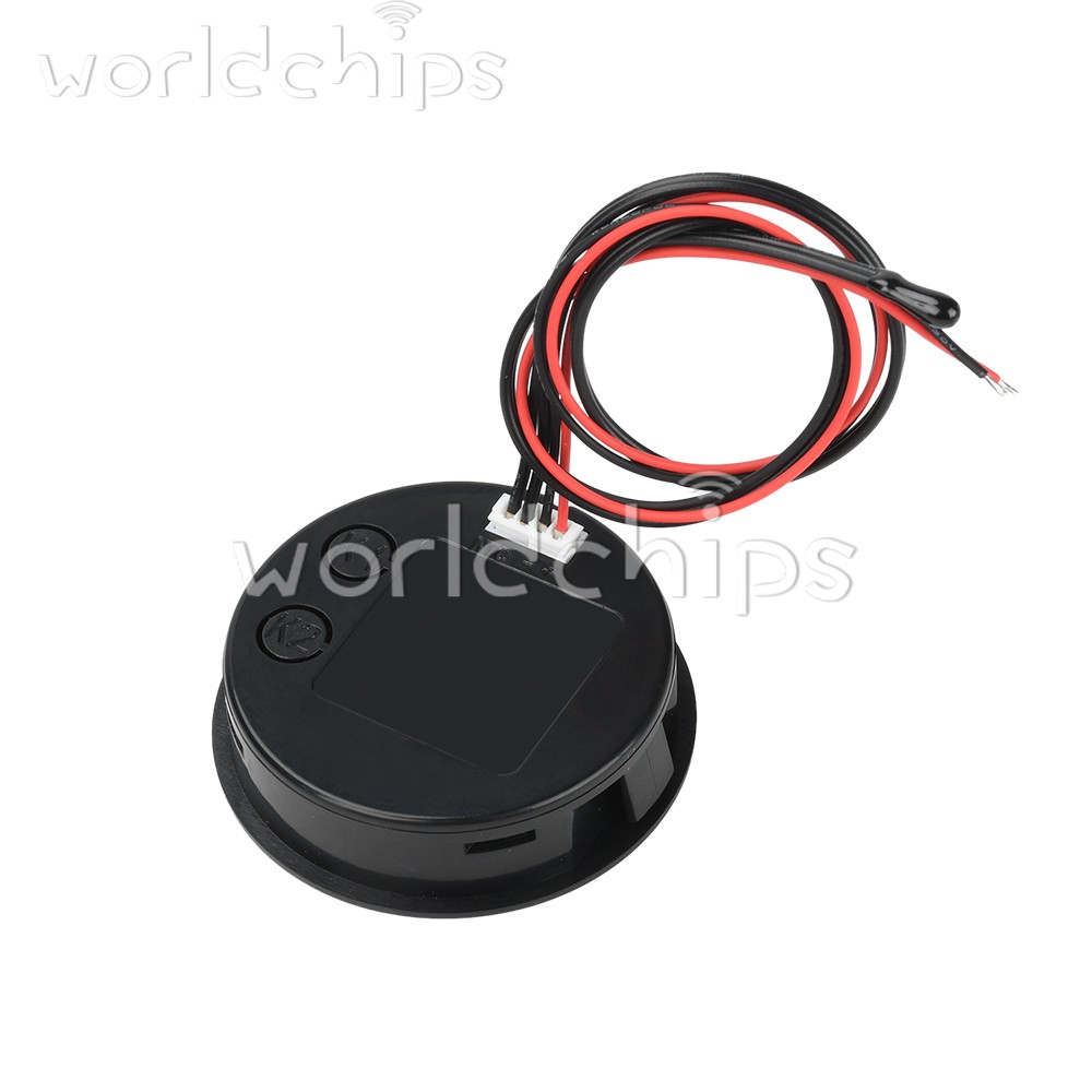 LCD Digital Battery Level Indicator Voltage Power Percentage Temperature Display