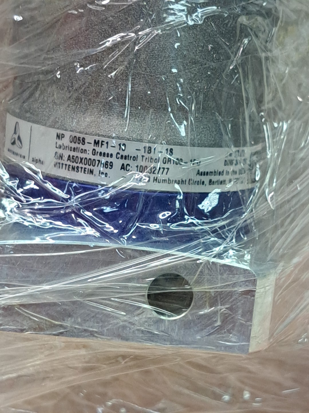 NEW WITTENSTEIN ALPHA NP-005S-MF1-10-1B1-1S GEARHEAD GEARBOX