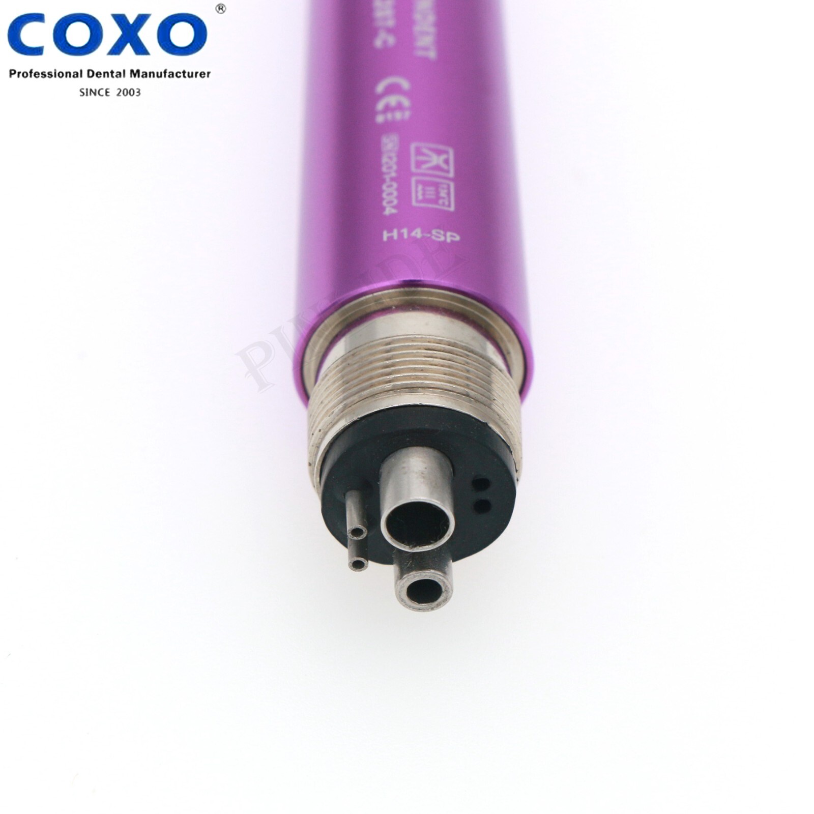 US COXO Dental High Speed Colorful Handpiece CX207-C Air Turbine 4 Holes M4 Blue