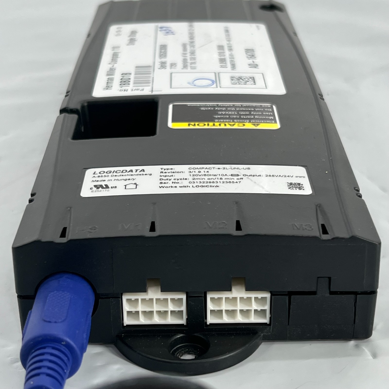 LOGICDATA COMPACT-e-2L-UNL-US Control Unit , 120VAC W/ Cable