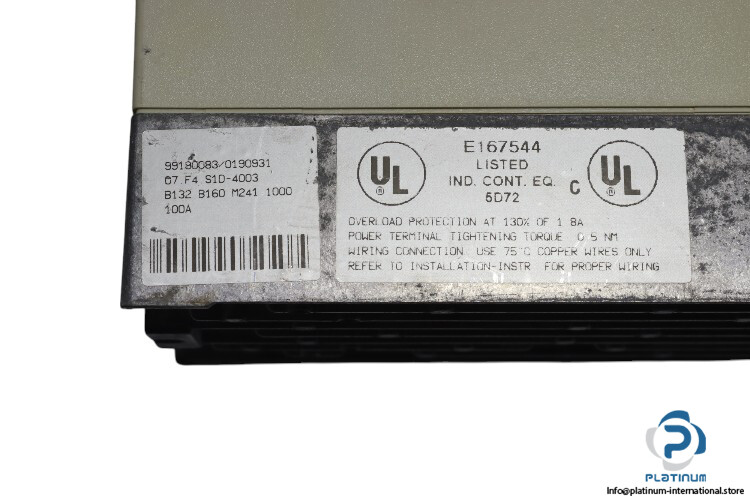 KEB 07.F4.S1D-4003 INVERTER DRIVE_KEB 07 F4 S1D-4003