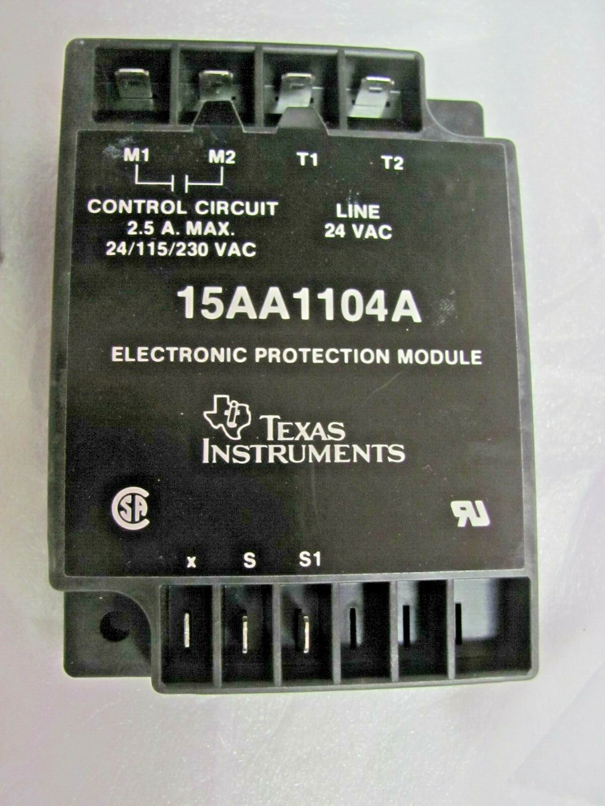 Texas Instrument 15AA1104A – Electronic Protection Module – NOS