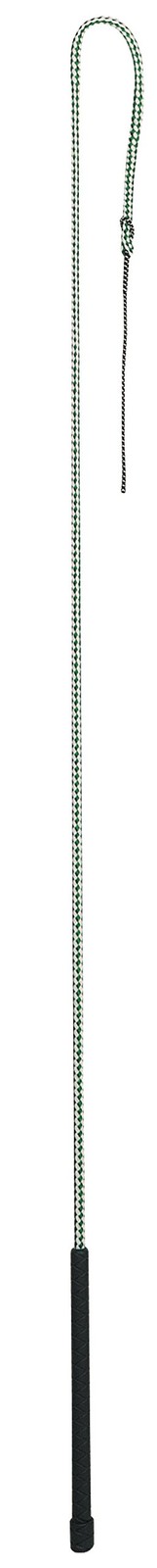 Weaver Leather Livestock Whip with Rubber Handle, Green/White, 50″