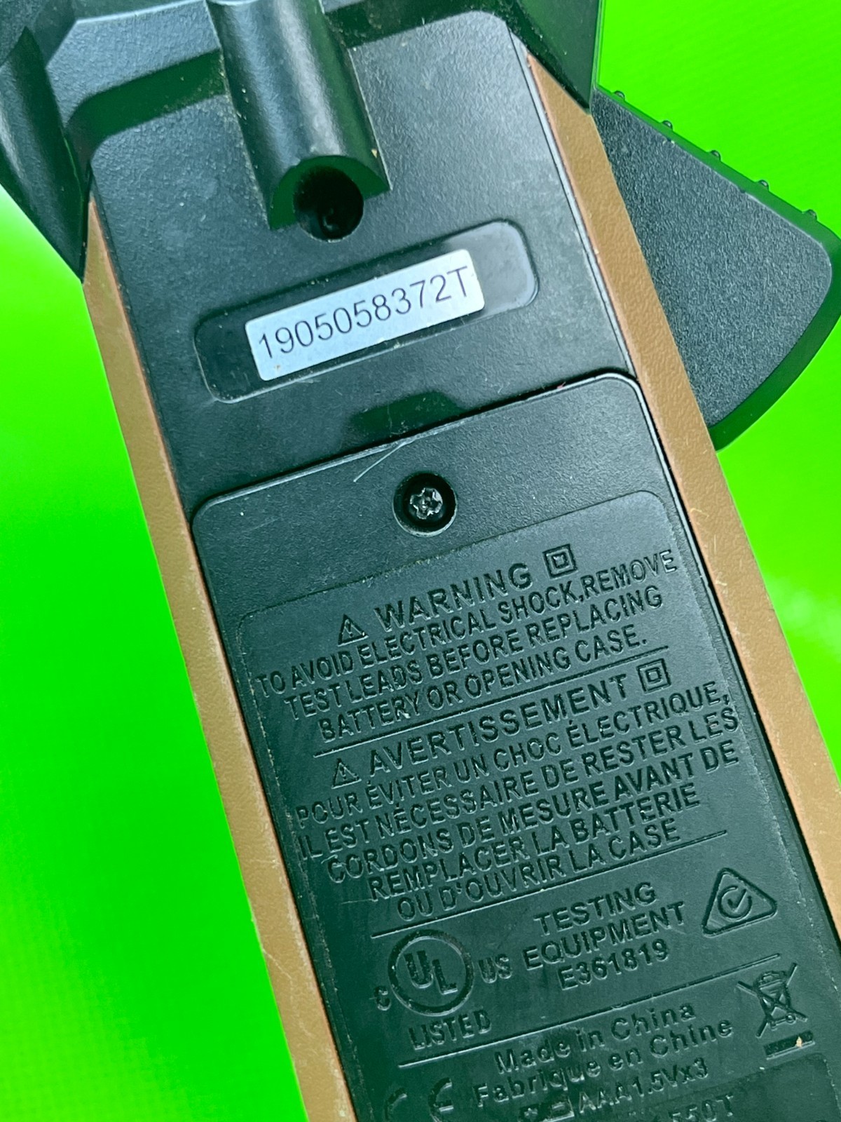 True RMS Southwire 21550T Clamp Multi Meter