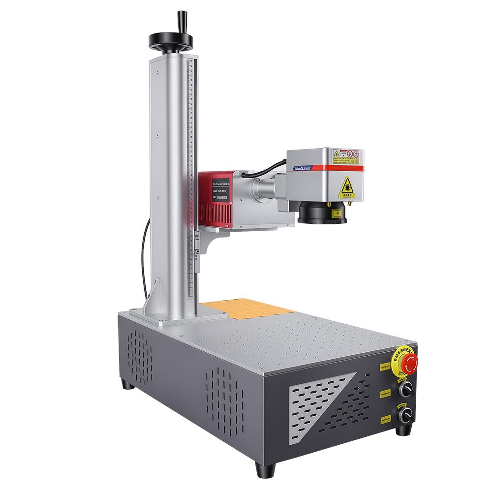 Air Cooling 5W UV Laser Marking Engraver Machine For Glass Wood Metal Leaf