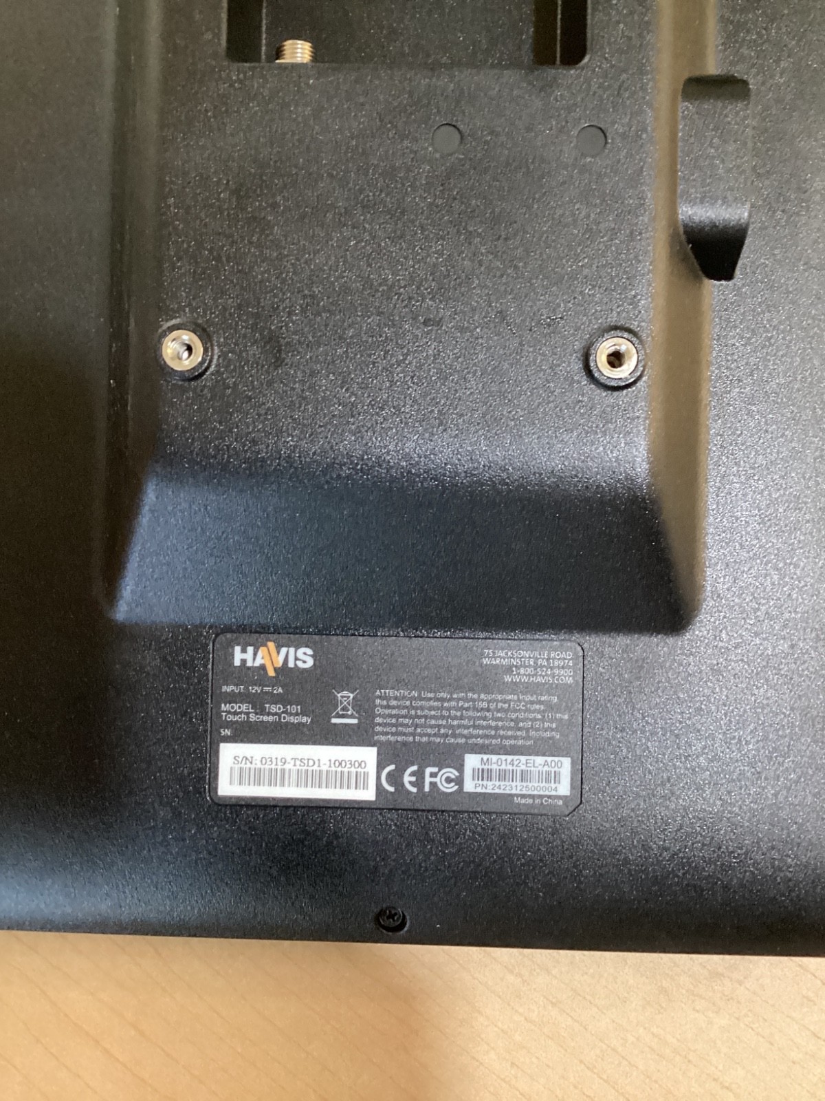 Havis TSD-101 10.1″ Rugged Touch Screen Display – Great Condition