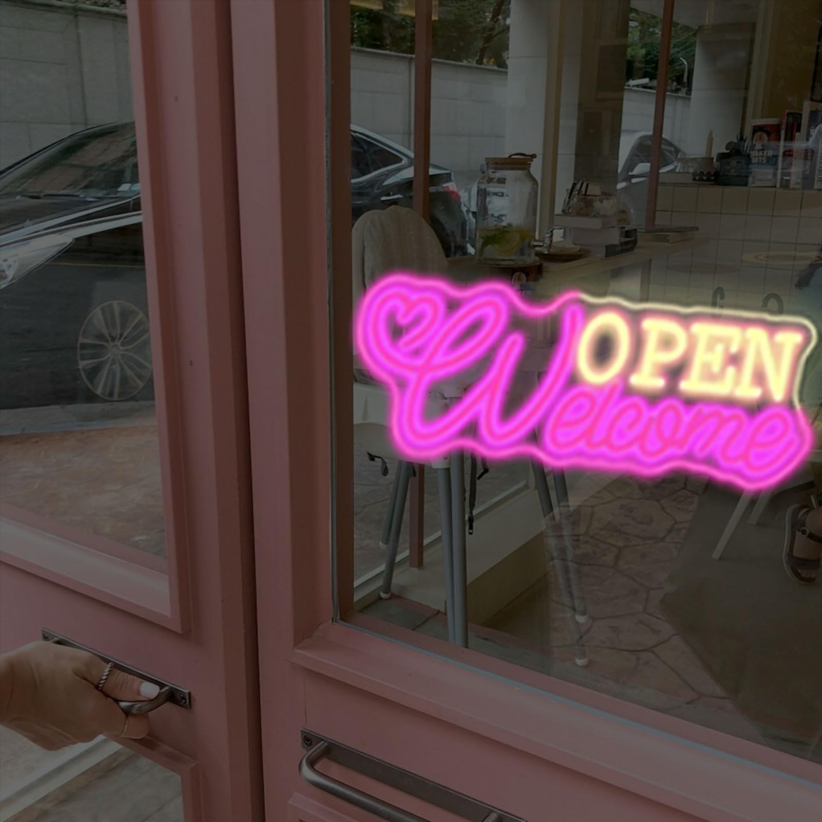 LED Neon Open Sign ,17″ Light Bright for Restaurant Bar Store Shop Market