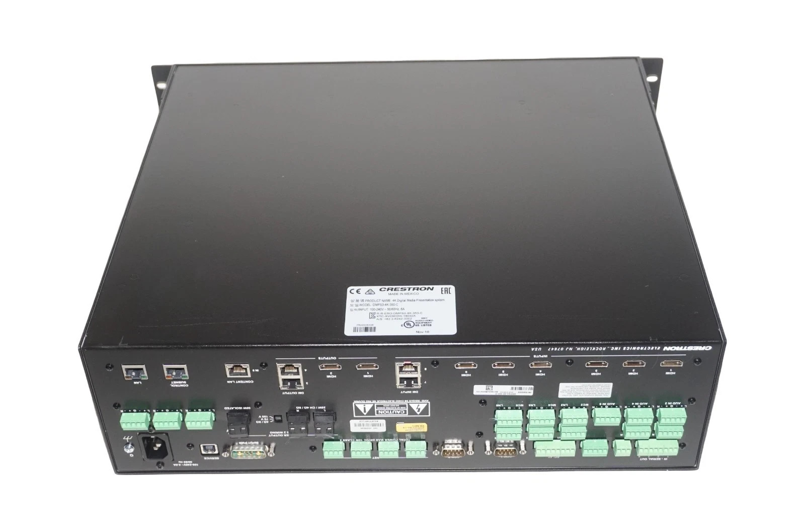 Crestron 3 Series DMPS3-300-C DigitalMedia Presentation System TESTED AND WORKS!
