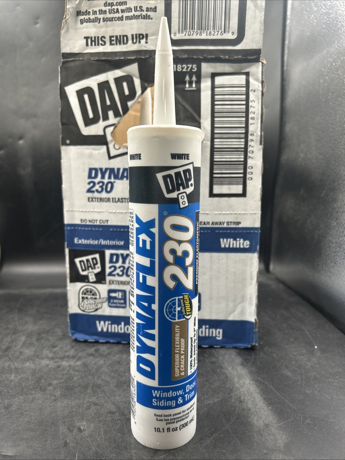 8 Pack Dap 18275 DYNAFLEX 230 Exterior/Interior Sealant – White 10.1 oz