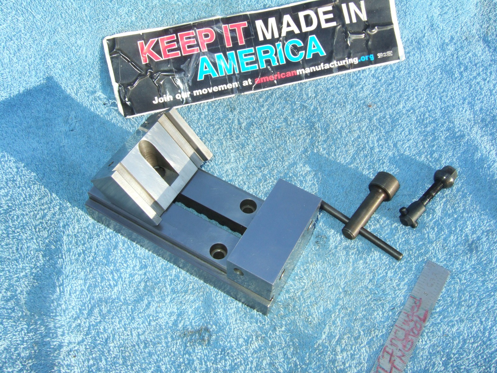 HERMANN SCHMIDT USED V0-4 GRIND VISE W/WRENCH TOOLMAKER MACHINIST INSPECTION #K