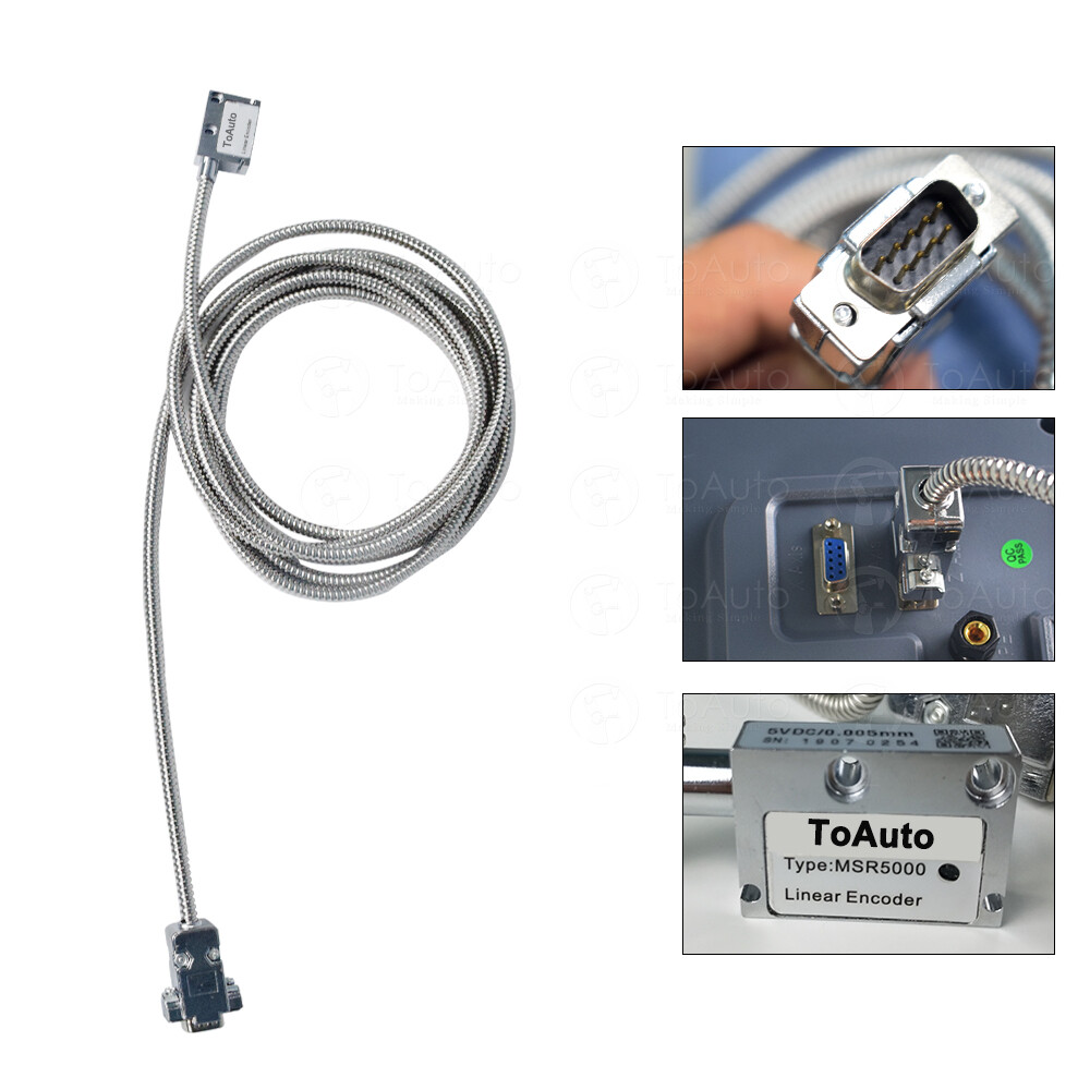 TOAUTO 5um Magnet Linear Scale DRO Digital Readout 100mm-6000mm Read Head CNC