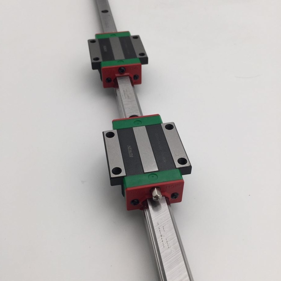 HGR25 Linear Rail Guide 1000mm & 2pc HGW25CC Rail Block CNC Kit Original HIWIN