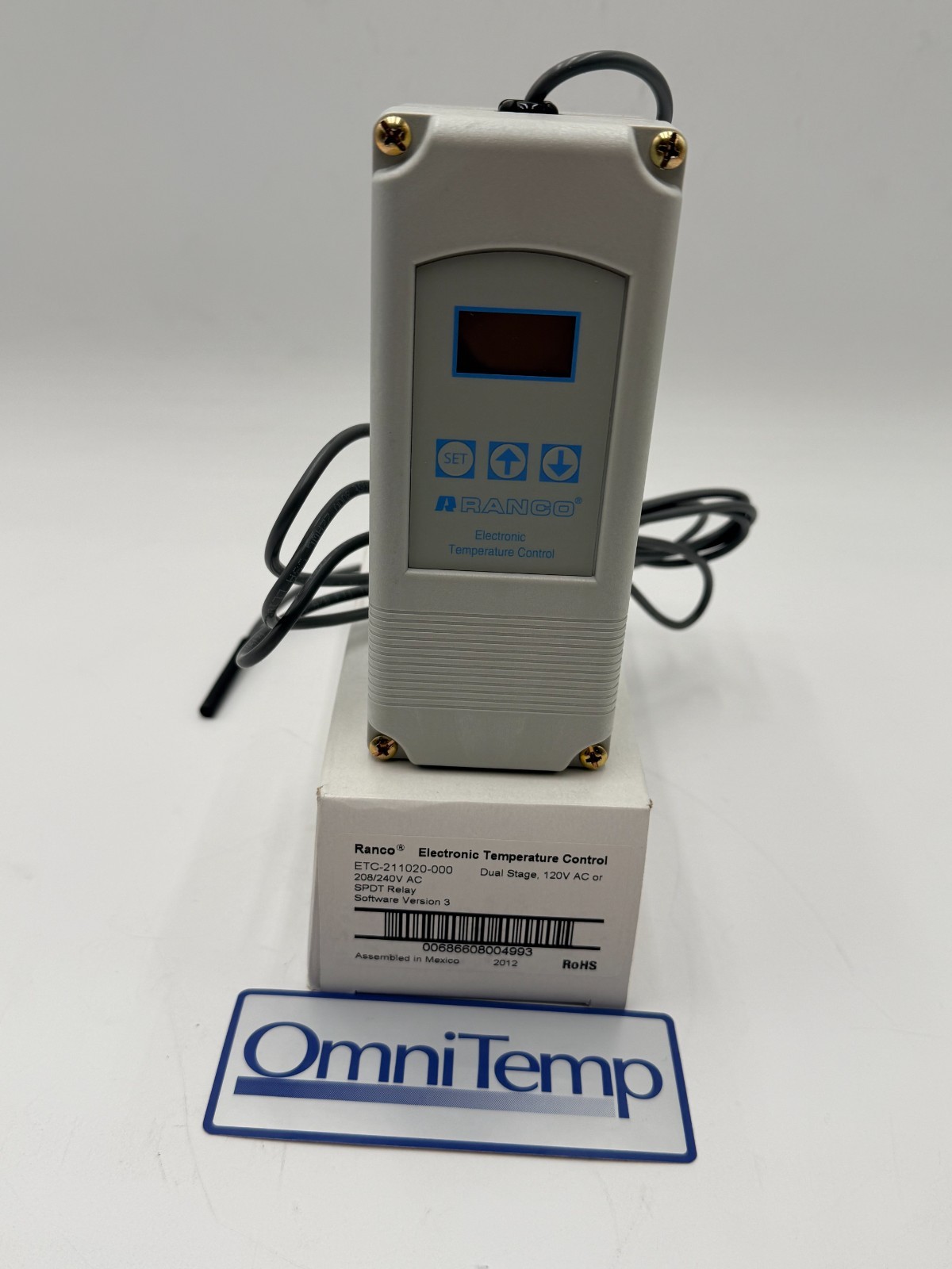 RANCO ETC -211020-000 DUAL STAGE-120-208/240V AC-SOFTWARE VERSION-3